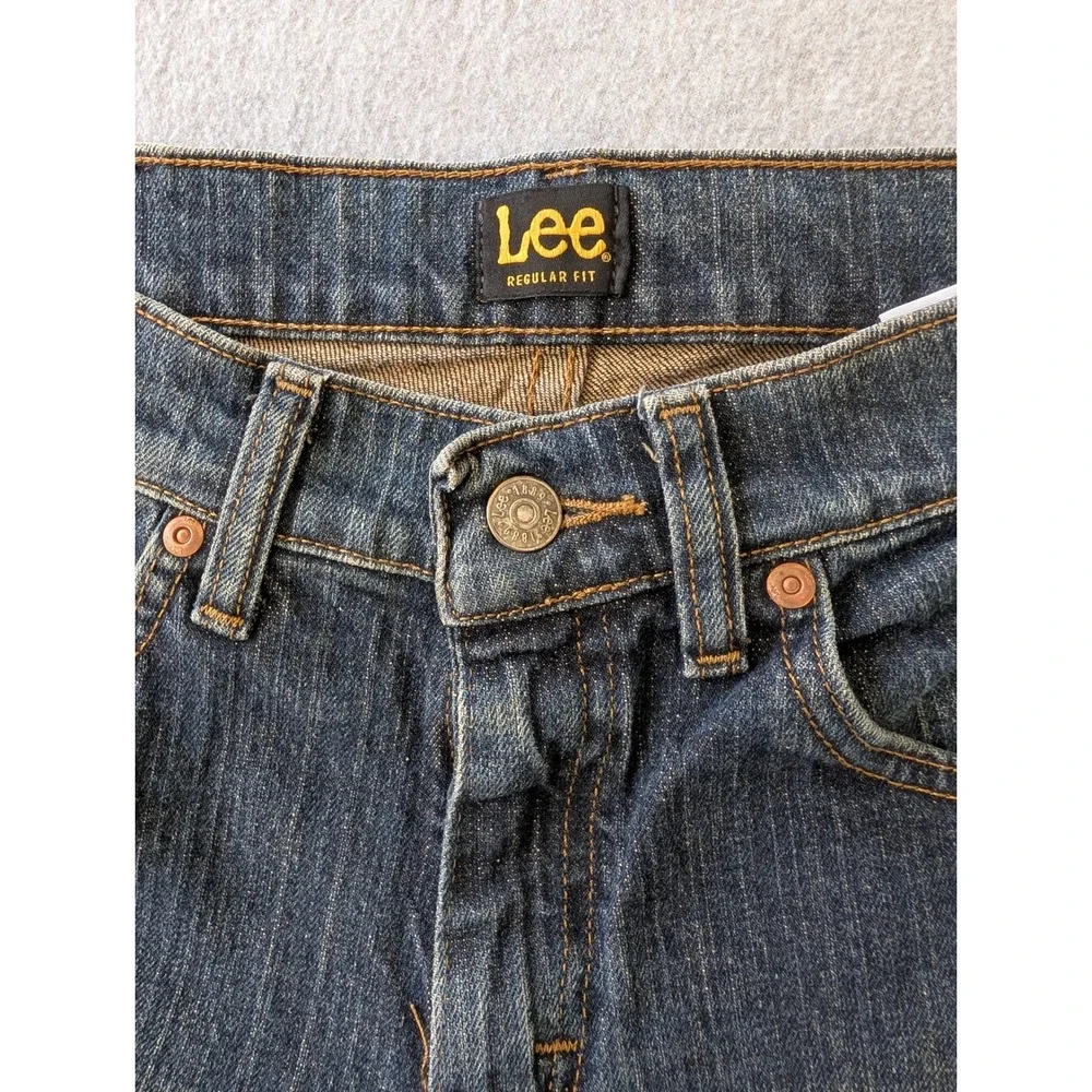 Lee Jeans Regular Fit Straight Leg Dark Wash 29x30 2008984
